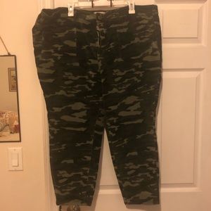 Anthropologie Camo Pants
